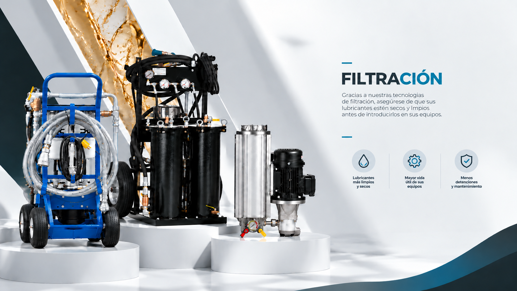 Sistemas y Unidades de Filtración de Lubricantes Industriales