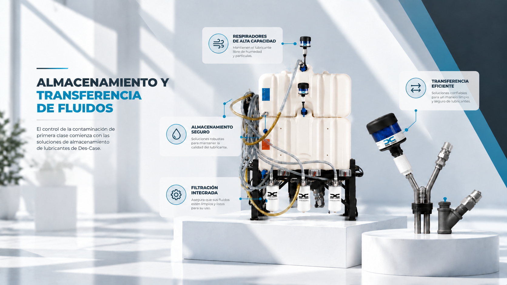 Equipos de Almacenamiento y Transferencia Segura de Fluidos